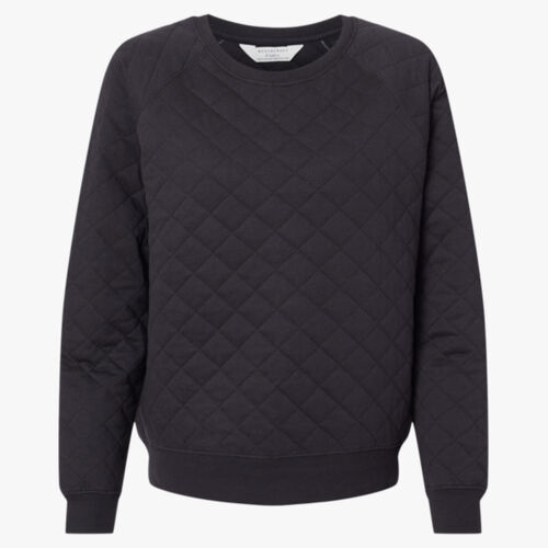Women's Quilted Crewneck Pullover Thumbnail