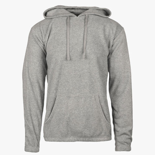 Men's Polar Fleece Hooded Pullover Thumbnail