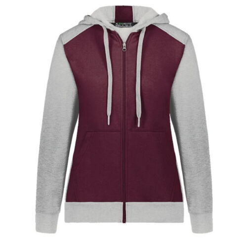 Women's Eco Revive™ Three-Season Triblend Fleece Full-Zip Hooded Sweatshirt Thumbnail