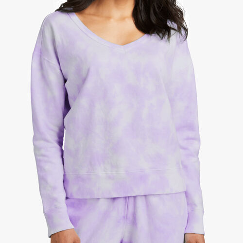 Cloud Tie Dye V Neck Sweatshirt Thumbnail