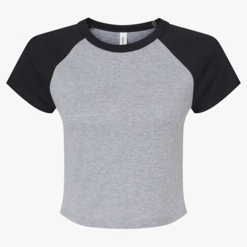 Women's Micro Rib Raglan Baby Tee Thumbnail