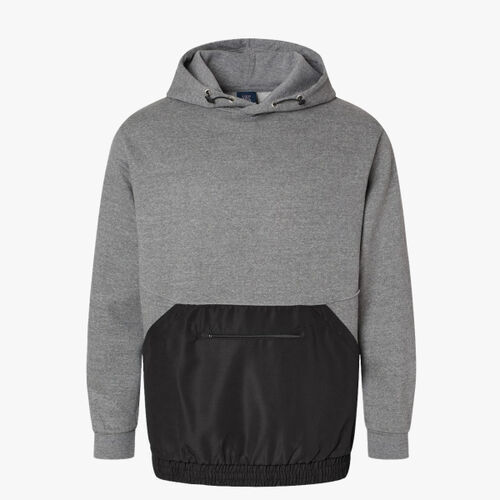 Unisex Mixed Media Hooded Sweatshirt Thumbnail