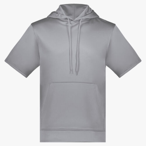 Unisex Fleece Short Sleeve Hooded Pullover Thumbnail