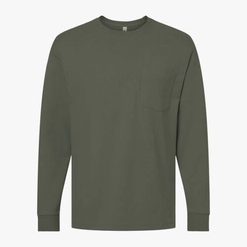 Unisex Super Heavyweight Long Sleeve Pocket Tee Thumbnail