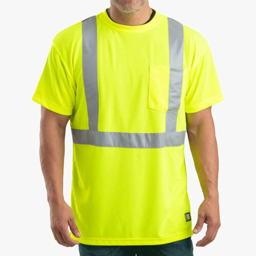Men's Hi-Vis Class 2 Performance Pocket T-Shirt Thumbnail