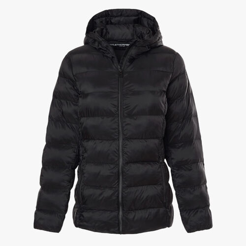 Women's Lightweight Poly-filled Hooded Puffer Jacket Thumbnail