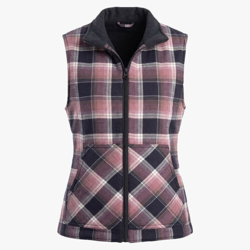 Women's Insulated Flannel Vest Thumbnail