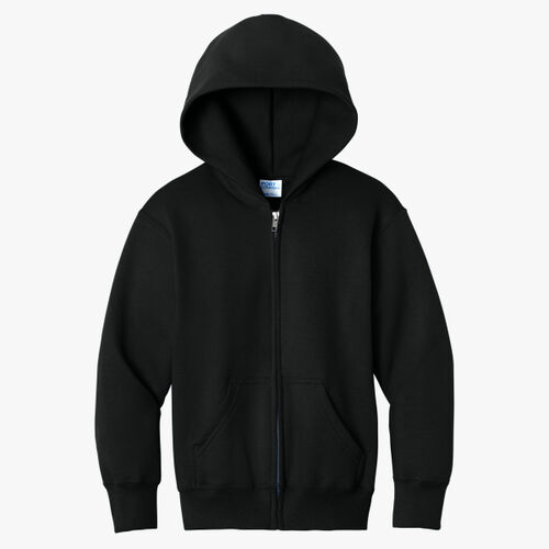 Youth Core Fleece Full Zip Hooded Sweatshirt Thumbnail