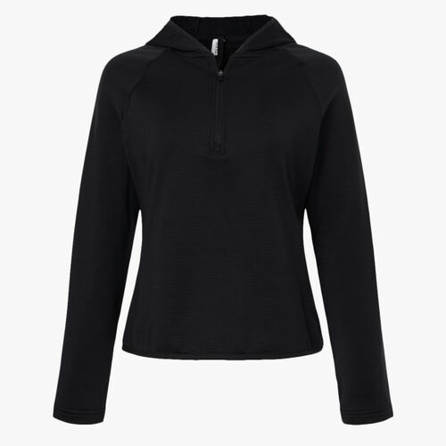 Women's Qualify Quarter-Zip Hooded Pullover Thumbnail