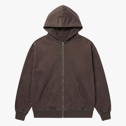 Unisex Max Heavy Fleece Garment-Dyed Full-Zip Hooded Sweatshirt Thumbnail