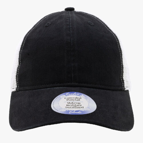 Women's Peached Twill Mesh Back Cap Thumbnail