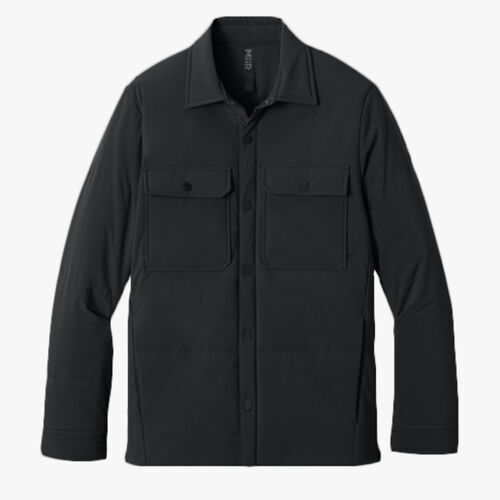 Sashiko Stretch Puffy Shacket Thumbnail