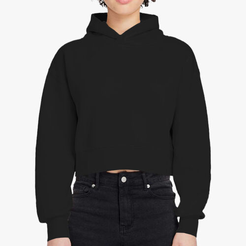 Women's Relaxed Cropped Hoodie Sweatshirt Thumbnail