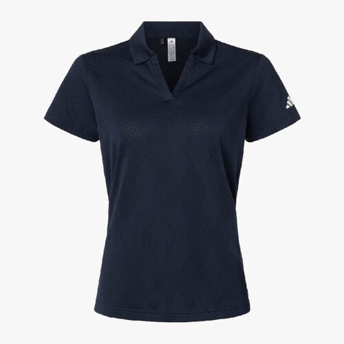 Women's Textured Jacquard Polo Thumbnail