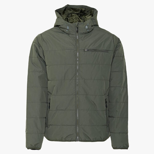 Men's Channel Quilt Ripstop Hooded Jacket Thumbnail