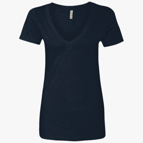 Women’s CVC Deep V-Neck T-Shirt Thumbnail