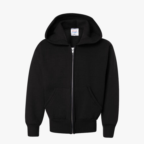 Youth EcoSmart® Full-Zip Hooded Sweatshirt Thumbnail