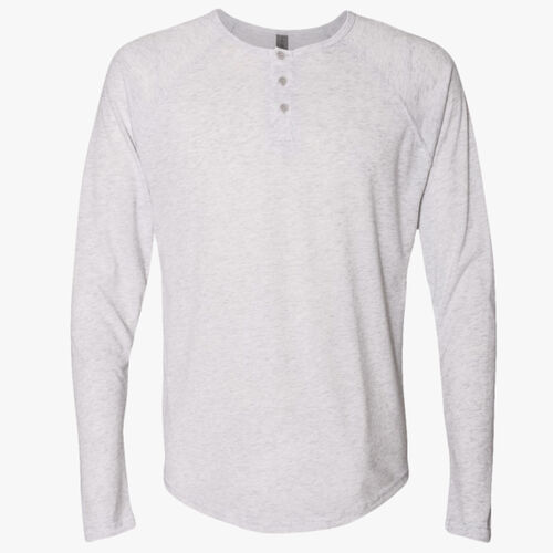 Men's Triblend Henley T-Shirt Thumbnail