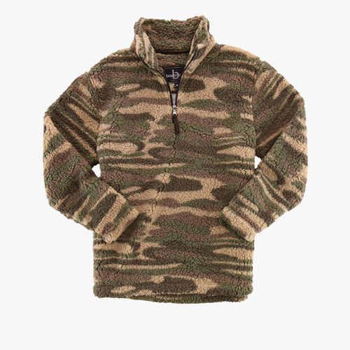 Unisex Sherpa Fleece Quarter-Zip Pullover Thumbnail