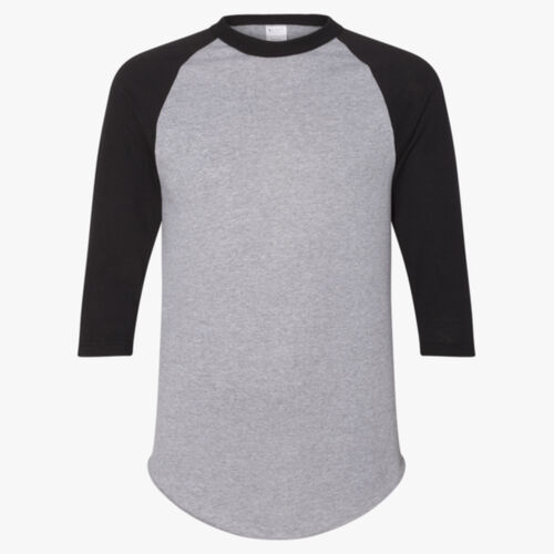 Unisex Three-Quarter Raglan Sleeve Baseball Jersey T-Shirt Thumbnail