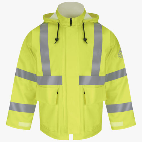 Men's Hi-Visibility Flame-Resistant Rain Jacket Thumbnail