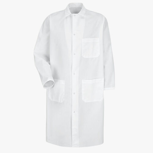 Unisex Butcher Coat with Exterior Chest Pocket Thumbnail