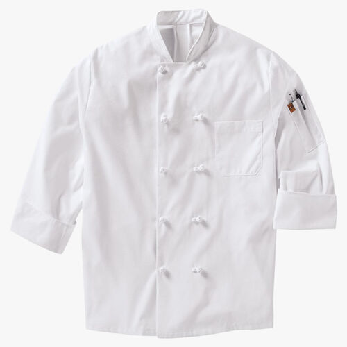 Mimix™ Ten Knot Button Chef Coat with OilBlok Thumbnail