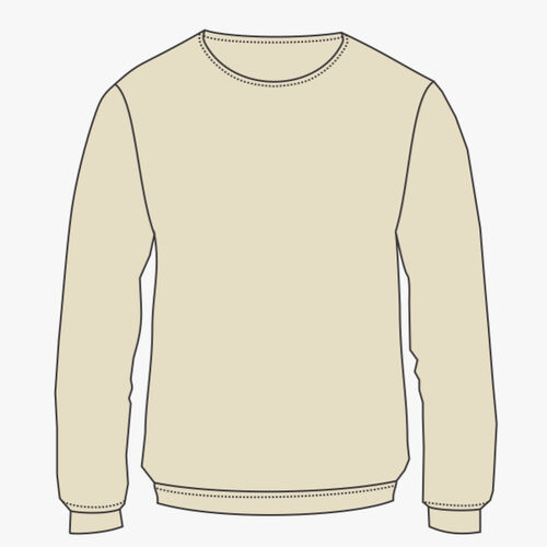 Unisex USA-Made Super Heavy Oversized Crewneck Sweatshirt Thumbnail