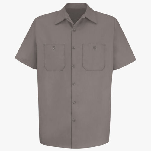 Men's Tall Cotton Short Sleeve Uniform Shirt Thumbnail