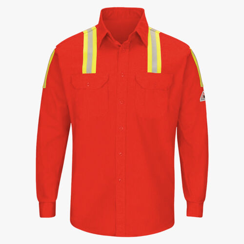 Men's Enhanced Visibility Long Sleeve Uniform Shirt Thumbnail