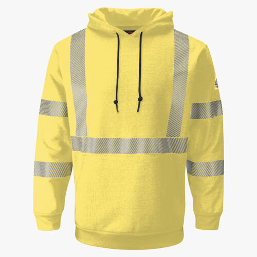 Men's Tall Hi-Visibility Hooded Sweatshirt Thumbnail