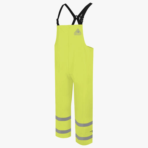 Men's Hi-Visibility Flame-Resitant Rain Bib Overall - 13 oz. Thumbnail