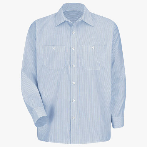 Men's Tall Industrial Stripe Work Shirt Thumbnail