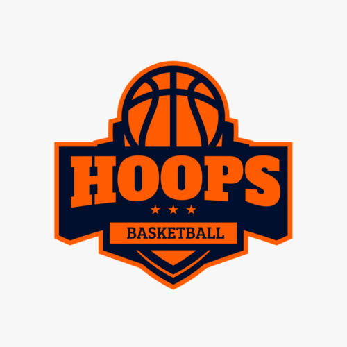 Hoops Basketball logo template 03 Thumbnail