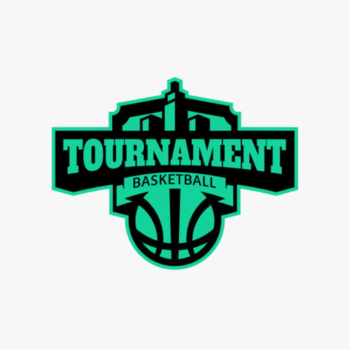Tournament Basketball logo template Thumbnail