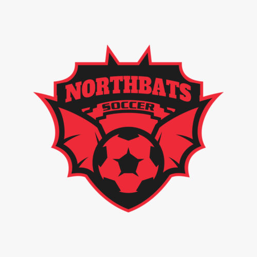 North bats Tournament Soccer logo template Thumbnail