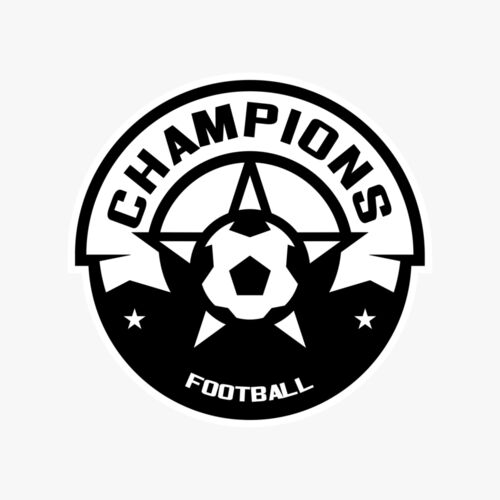 Champions Football logo template Thumbnail