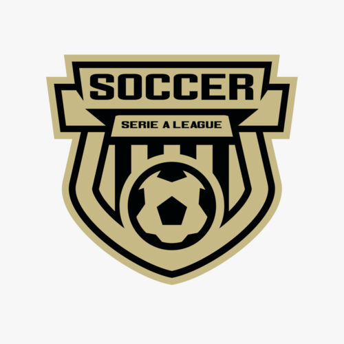 Serie a league soccer logo template Thumbnail