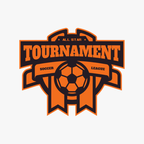 Tournament Soccer league logo template Thumbnail