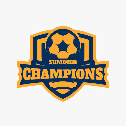 Champions Summer Soccer logo template Thumbnail