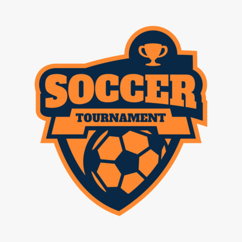 Soccer Tournament league logo template Thumbnail