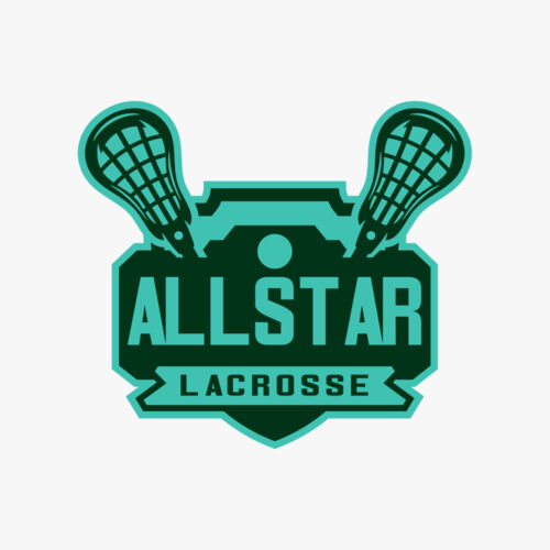 All stars Lacrosse Logo Template Thumbnail