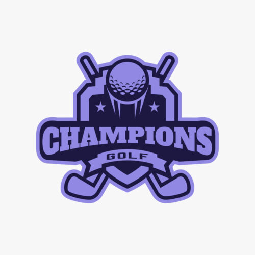 Champions Golf logo template Thumbnail