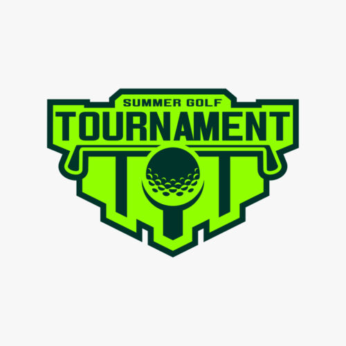 Tournament Summer golf logo template Thumbnail