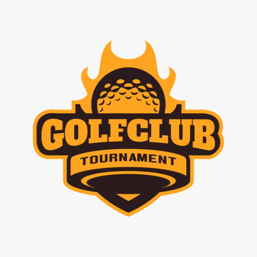 Golf Club Tournament logo template 04 Thumbnail
