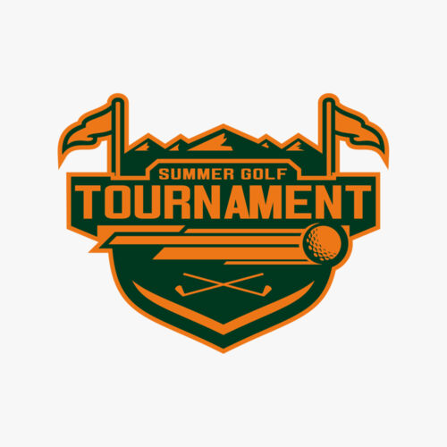 Tournament Summer golf logo template	02 Thumbnail