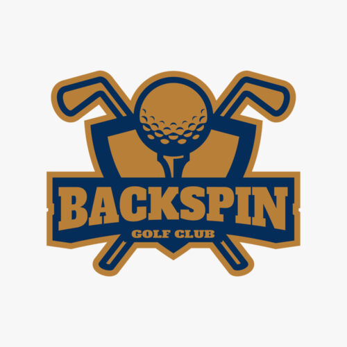 Backspin Golf Club logo template Thumbnail