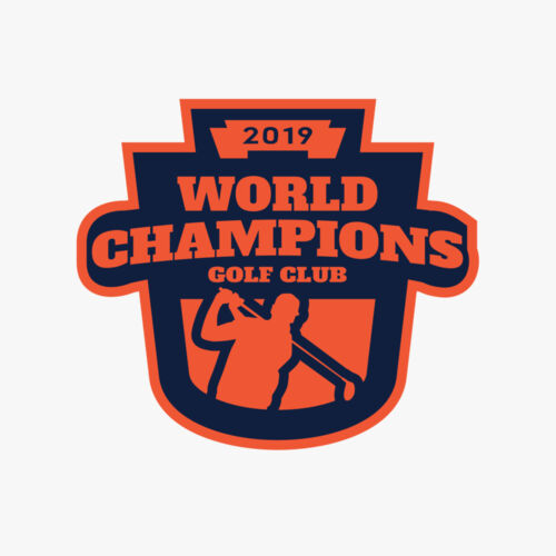 World Champions Golf club logo template Thumbnail