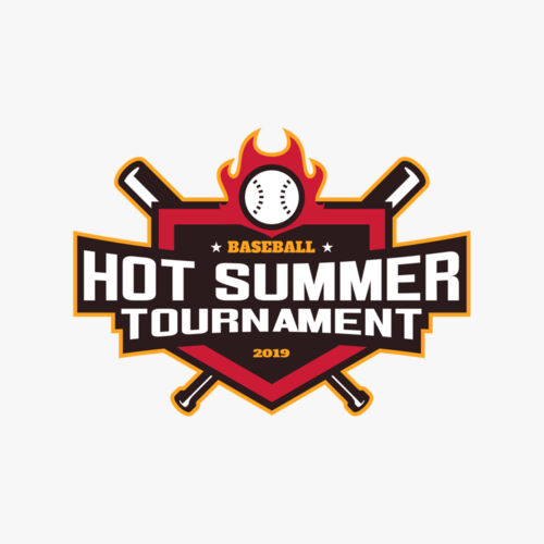 Hot Summer Tournament Baseball logo 01 Thumbnail