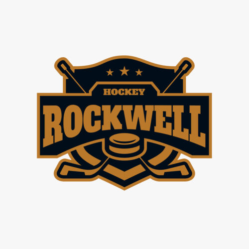 Rockwell Hockey logo template Thumbnail